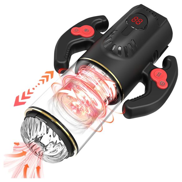 AlvUp - masturbateur automatique rotatif - silicone noir