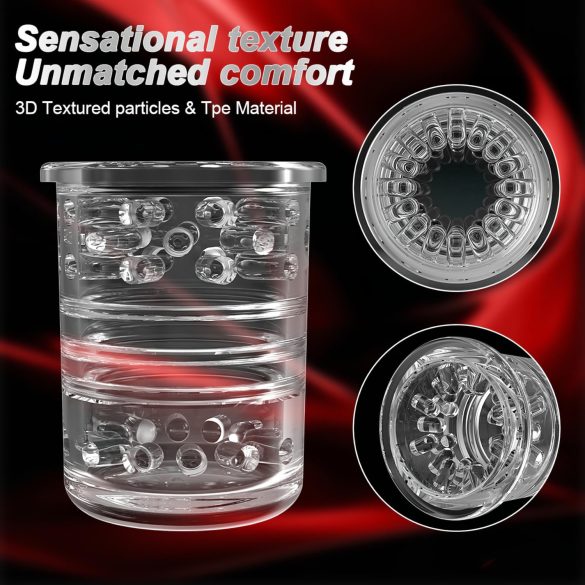 AlvUp - masturbateur automatique rotatif - silicone noir