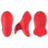 Bestoy - mini vibromasseur doigt rechargeable - silicone rouge