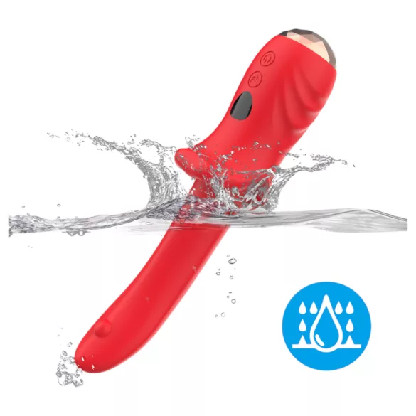 Bestoy - vibromasseur point G étanche - silicone rouge