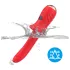 Bestoy - vibromasseur point G étanche - silicone rouge