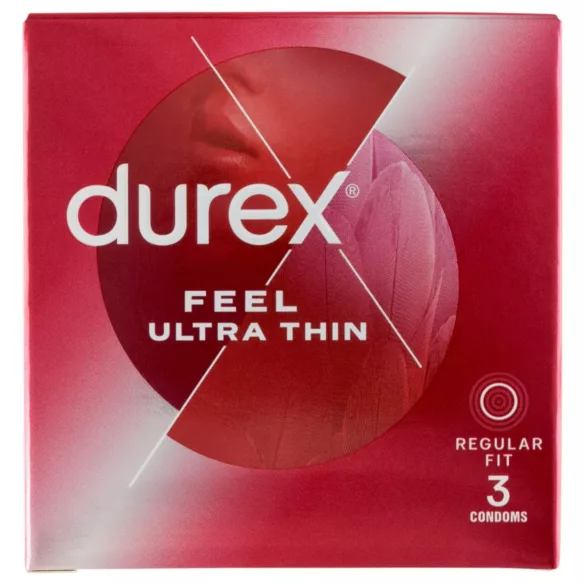 Durex - Préservatif ultra fin - sensation naturelle - 3 pièces