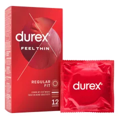  Durex - Préservatifs ultra fins - Sensation naturelle - Boîte de 12