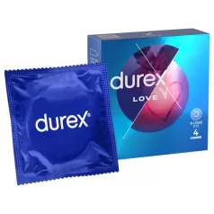 Durex Love - Préservatif close fit - Ajusté - 4 pièces