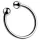 Rozsdamentes - anneau gland retardateur éjaculation - acier inoxydable 30mm