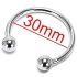 Anneau de gland en métal inoxydable - Retardateur d'éjaculation (30 mm)