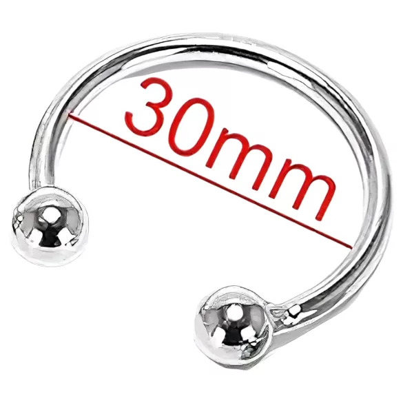 Rozsdamentes - anneau gland retardateur éjaculation - acier inoxydable 30mm
