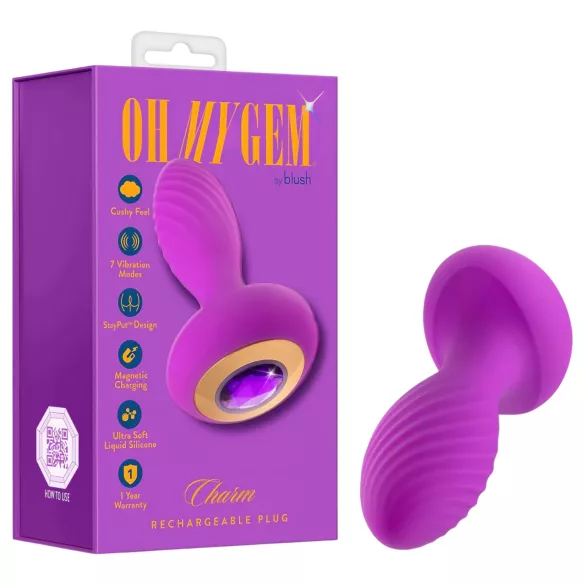 Oh My Gem - plug anal vibrant - pierre violette