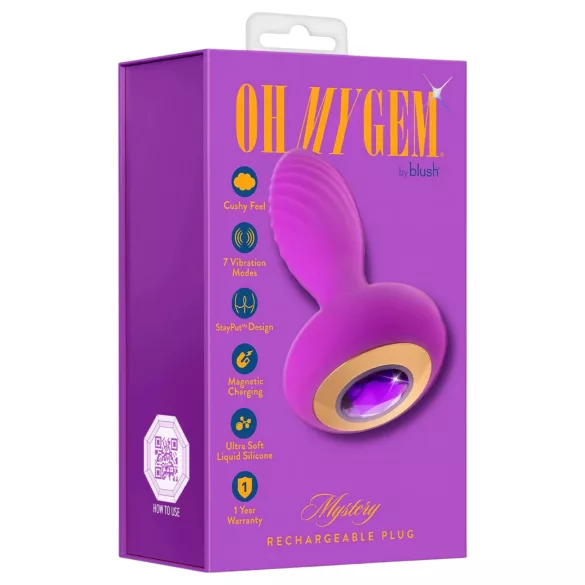 Oh My Gem - plug anal vibrant - pierre violette
