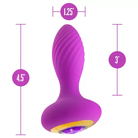 Oh My Gem - plug anal vibrant - pierre violette
