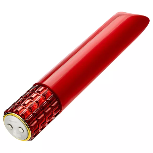 Oh My Gem - vibromasseur rouge rechargeable en forme de rouge à lèvres