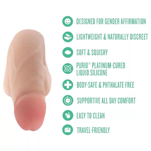 Blush UrSelf Affirm - gode réaliste (couleur chair) - 13 cm