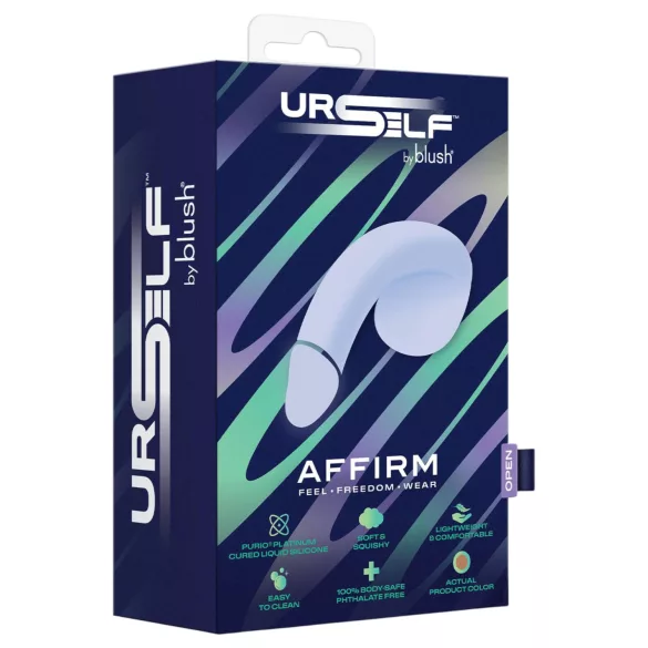 Blush UrSelf Affirm - gode réaliste (marron) - 13 cm