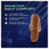 Blush UrSelf Affirm - gode réaliste (marron) - 13 cm
