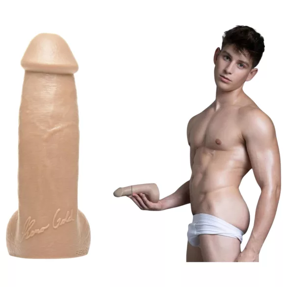 Fleshjack Reno Gold - gode réaliste - silicone - couleur chair