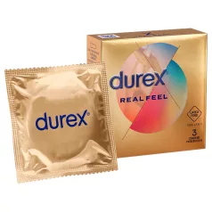 Durex Real Feel - préservatif sans latex - 3 pièces
