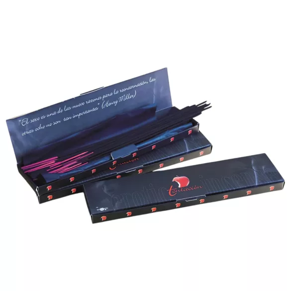 Tentation - encens aux phéromones - fruit de la passion - 20 pièces