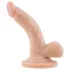 Dr. Skin - gode réaliste ventouse avec testicules - 12 cm - chair