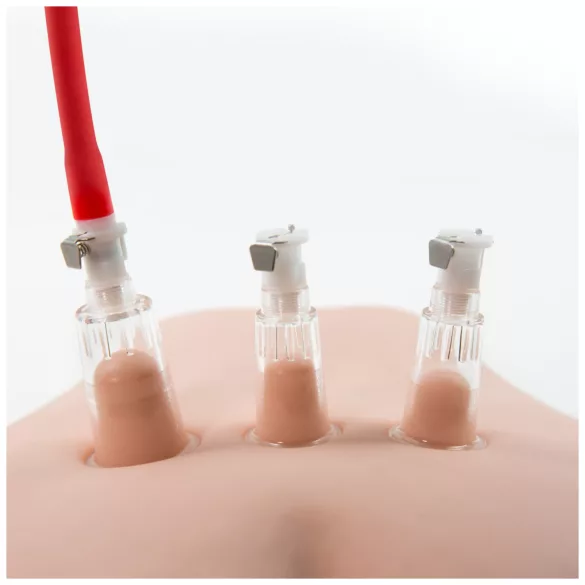 Blush Temptasia - ensemble de pompe à clitoris professionnelle (noir)