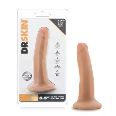 Dr. Skin - gode réaliste ventouse - 14 cm - couleur chair