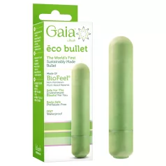 Gaia - Vibromasseur écologique moyen - silicone vert