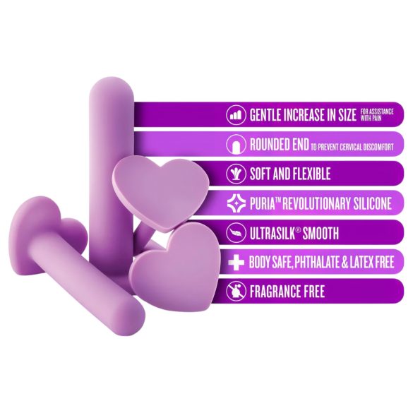 Blush Wellness - set de dilatateurs vaginaux - silicone violet
