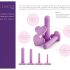 Blush Wellness - set de dilatateurs vaginaux - silicone violet
