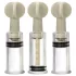 Blush Temptasia - set de stimulateurs suceurs pour clitoris et tétons (transparent)