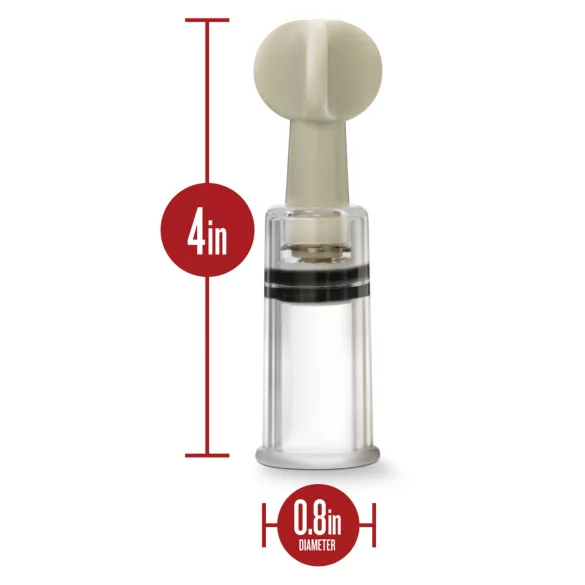 Blush Temptasia - set de stimulateurs suceurs pour clitoris et tétons (transparent)