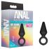Anal Adventures Platinum S - plug anal - petit - silicone noir