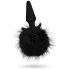 Anal Adventures Platinum - plug anal queue de lapin - noir