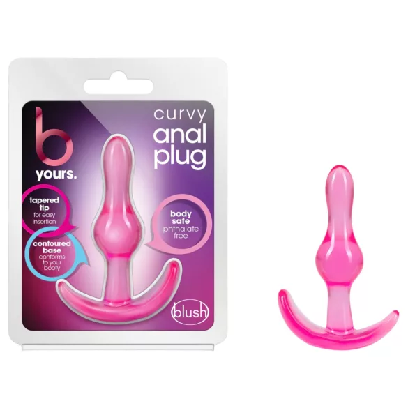 B Yours - plug anal - silicone rose
