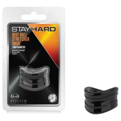   Stay Hard Beef - anneau testiculaire puissant - silicone noir