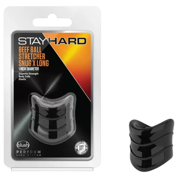 Stay Hard - anneau pénien - silicone noir