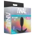 Anal Adventures Platinum - plug anal moyen - silicone noir