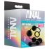 Anal Adventures L - plug anal perlé - silicone noir