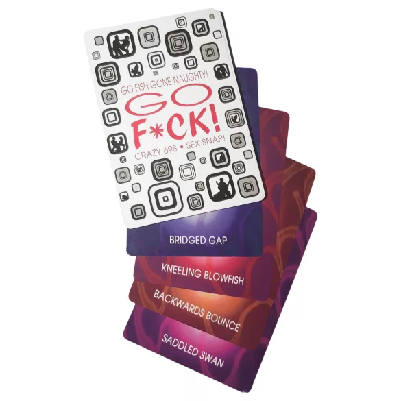 GO F*CK - Jeu de cartes érotiques Kama Sutra - 52 cartes