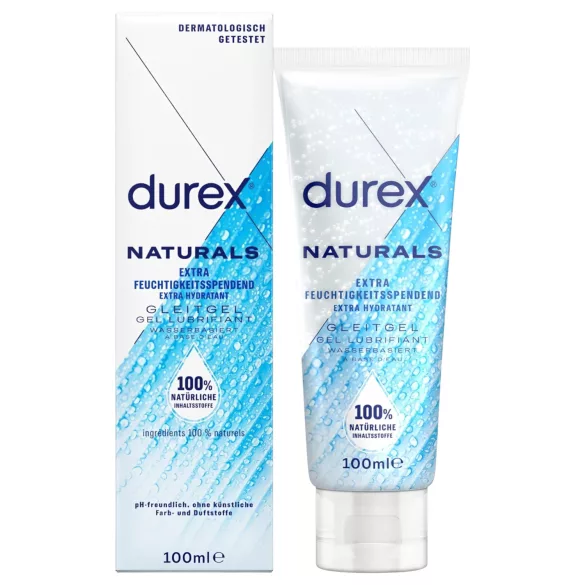 Durex Natural - gel lubrifiant à base d'eau hydratant - 100ml