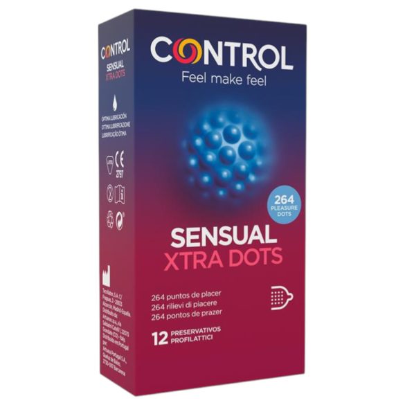 Control - préservatifs extra texturés (12 unités)