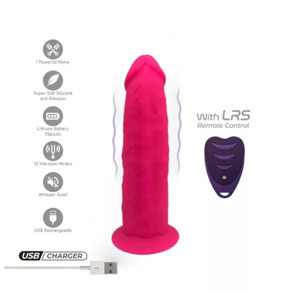 Silexd - vibromasseur ventouse - télécommande - silicone rose