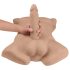 Silexd Apollo - masturbateur torse d’homme réaliste - silicone marron foncé