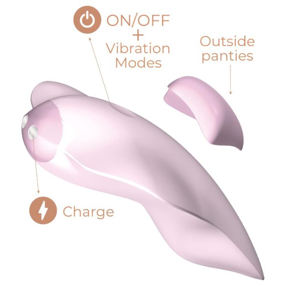 Adrien Lastic Temptation - vibromasseur clitoridien connecté - silicone rose