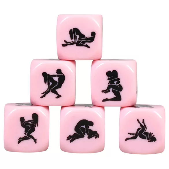 Secret Play - Dé à positions du Kama-Sutra (rose)