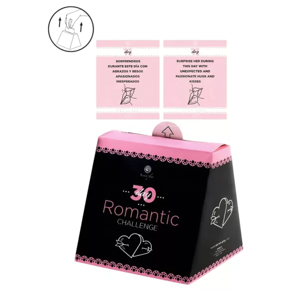 Secret Play Défi romantique de 30 jours - jeu de cartes de défi romantique (anglais, espagnol)