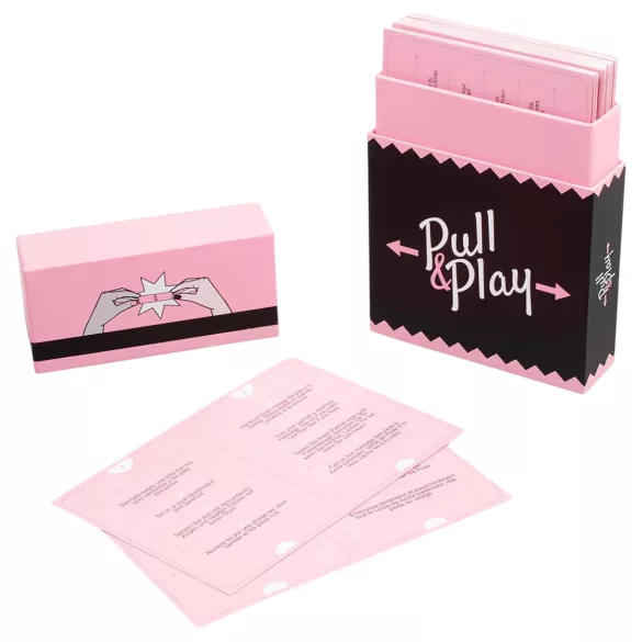 Secret Play Pull & Play - jeu de cartes érotique pour couples (50 cartes) - en 7 langues