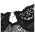 Subblime - body à motifs avec ceinture en satin (noir)