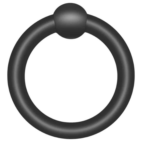Addicted Toys - set anneaux péniens silicone - 7 pièces - noir