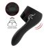 JamyJob - stimulateur gland vibrant pulsant - silicone noir