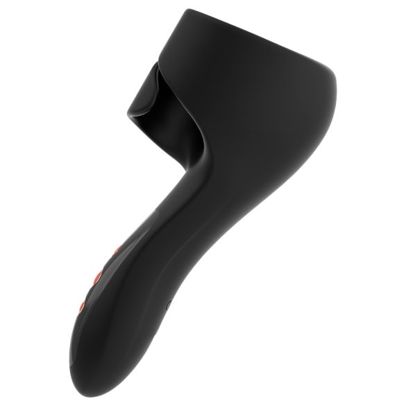 JamyJob - stimulateur gland vibrant pulsant - silicone noir