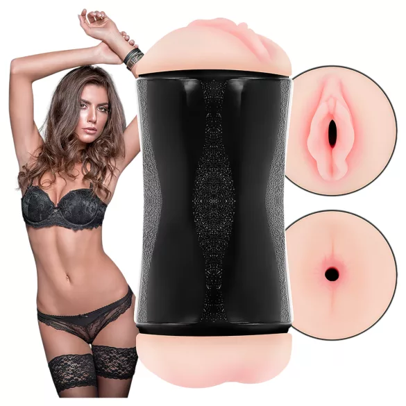 JamyJob - masturbateur vagin et anus - silicone naturel